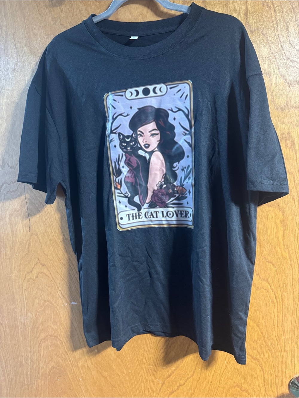 The Cat Lover Graphic Tee - Black